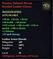 Pristine Tailored Woven Bristled Leather Gloves.jpg