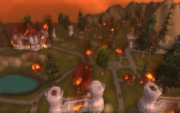 New Avalon in flames