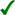 Tick verde