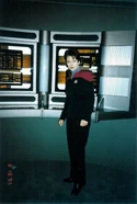Heather Ferguson at the Voyager command center