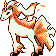 Imagen de Rapidash en Pokémon Verde