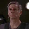 Sarish Rez, the Bajoran adjutant to Shakaar Edon (1996)