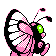 Imagen posterior de Butterfree variocolor en la segunda generación