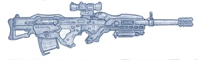 Heavy Slug Thrower Sniper Rifle