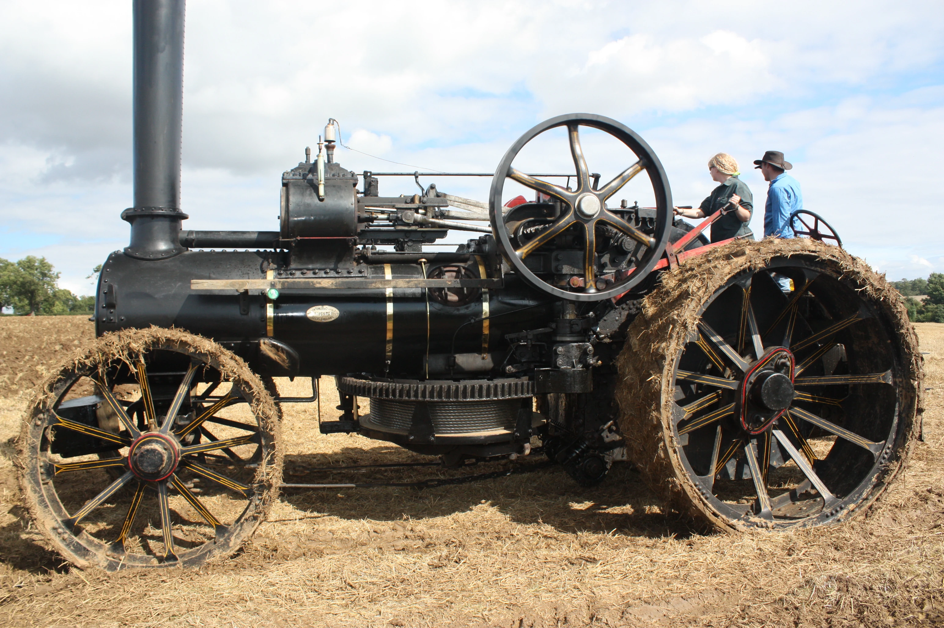tractors ploughing