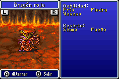 Estadisticas Dragon Rojo 2