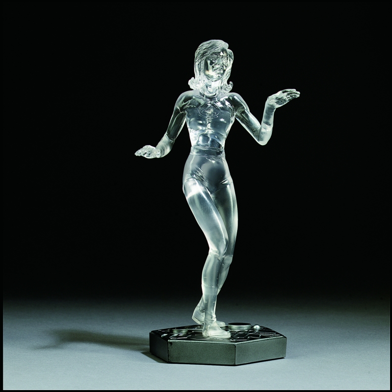clear resin sculpture