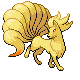 Imagen de Ninetales macho o hembra en Pokémon Platino
