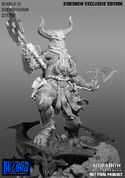 Helmed Barbarian Statue