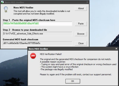 Md5sum step6