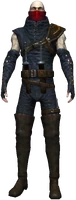 People Salamandra masked warrior