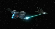 Andorian battle cruiser, starboard beam