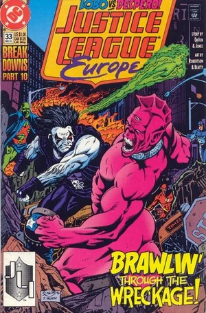 Cover for Justice League Europe #33