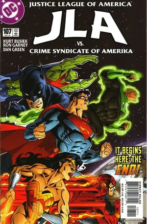 Cover for JLA #107