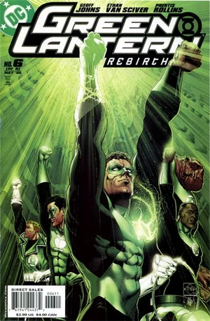 Cover for Green Lantern: Rebirth #6