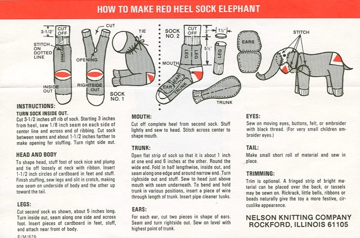 Rockford sock elephant 01