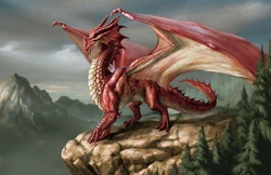 4e red dragon