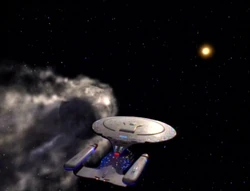 Enterprise and rogue comet