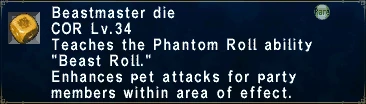 Beastmaster Die