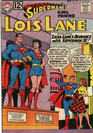 Cover for Superman's Girlfriend, Lois Lane #36