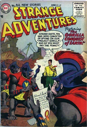 Cover for Strange Adventures #69