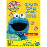 Organic Banana Smiley Snacks