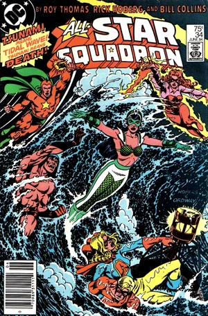 Cover for All-Star Squadron #34