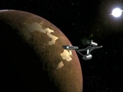 Triskelion, entering orbit