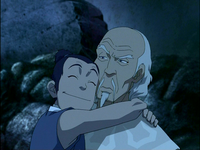 Sokka hugs Pakku
