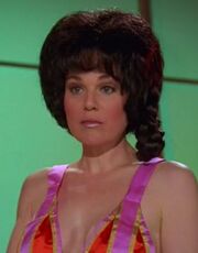 Deep Space Station K-7 brunette waitress, DS9