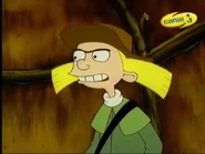 Helga in raincoat
