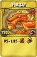 Fire Cat Treasure Card