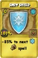 Snow Shield Treasure Card