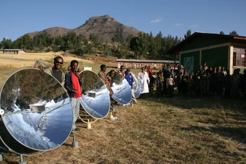 Solar Bereket - Parabolic cookers
