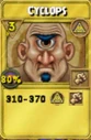 Cyclops Treasure Card