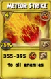 Meteor Strike Treasure Card