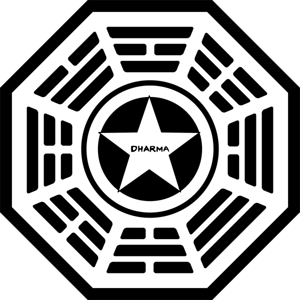 xbox 360 logo png. DHARMA Star logo worn by