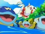 EP497 Whiscash, Goldeen, Wooper y Quagsire