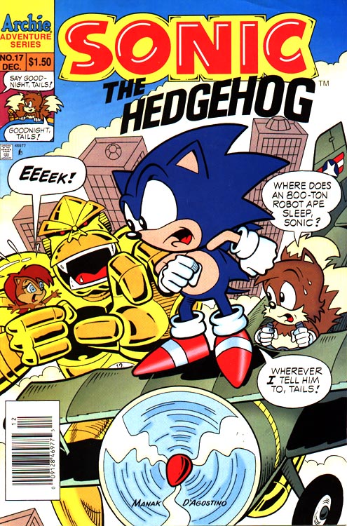 Archie Sonic The Hedgehog Issue 17 Mobius Encyclopaedia Sonic The Hedgehog Comics