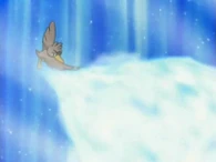 EP521 Farfetch'd lanzando tajo aéreo