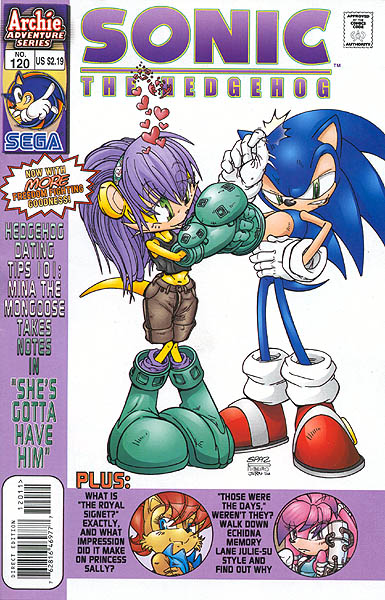 Archie Sonic The Hedgehog Issue 120 Mobius Encyclopaedia Sonic The Hedgehog Comics 9029