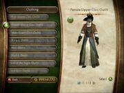 Female upper class outfit
