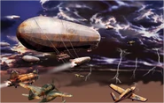 Fallout - Brotherhood of Steel ships in a storm