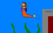 Lindsay mermaid model