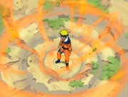Naruto Using The Fox's Chakra