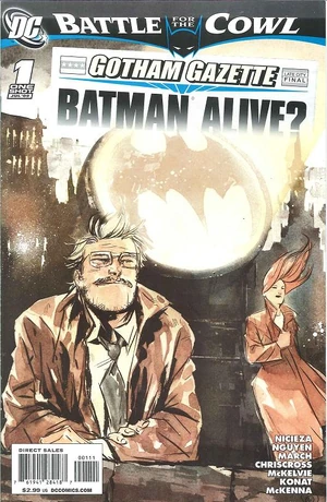 Cover for Gotham Gazette: Batman Alive? #1