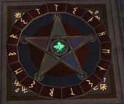 Emperors atheneum green door puzzle.png