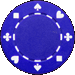Standard 75x75 collect pokerchip blue 01