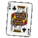 Standard 75x75 collect cards clubs king 01