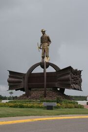 Miner Statue